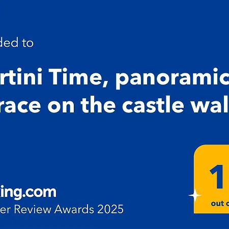 Martini Time, Panoramic Terrace On The Castle Walls Apartment *