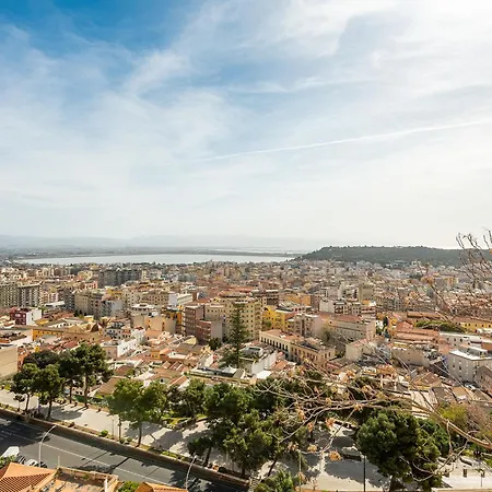 Martini Time, Panoramic Terrace On The Castle Walls Cagliari